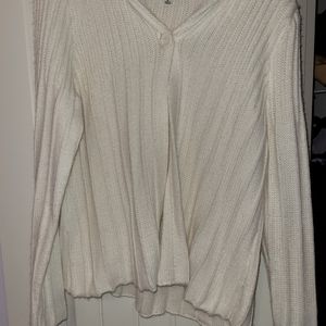 One button open front cardigans